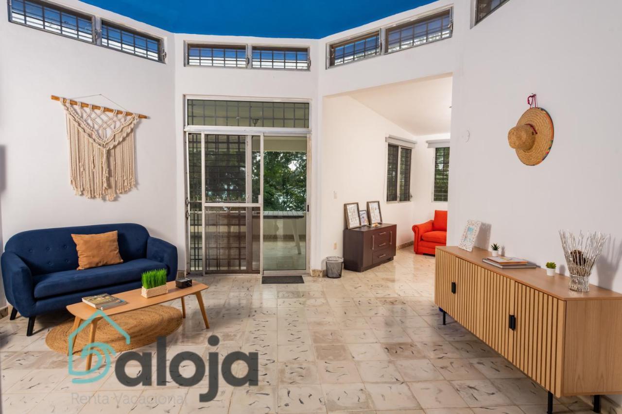 Villa Xtohil With Private Access To The Magic 7 Colors Lagoon Bacalar Exterior foto