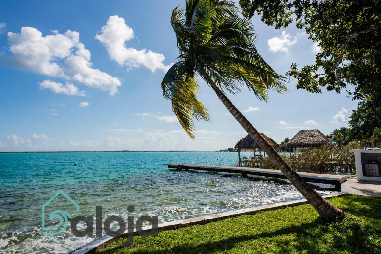Villa Xtohil With Private Access To The Magic 7 Colors Lagoon Bacalar Exterior foto