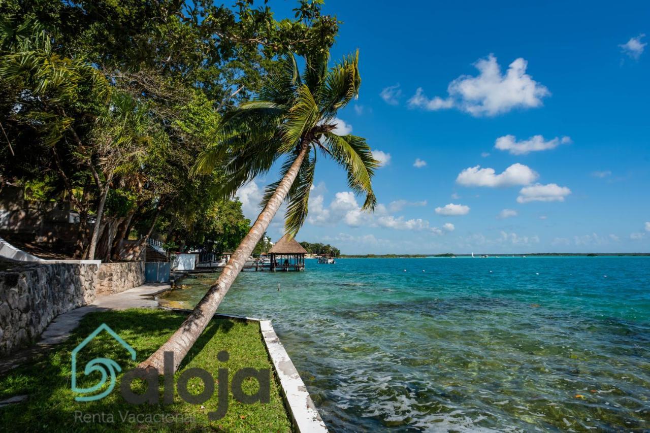 Villa Xtohil With Private Access To The Magic 7 Colors Lagoon Bacalar Exterior foto