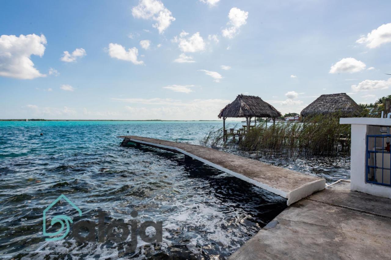Villa Xtohil With Private Access To The Magic 7 Colors Lagoon Bacalar Exterior foto